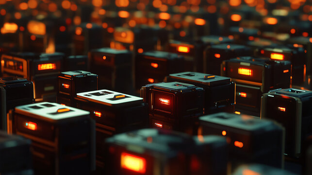AI-powered warehouse robots for sorting and categorizing products in distribution centers.