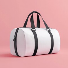 Isolated Duffle Bag Mockup with Branding Space