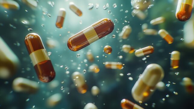 Floating Pills