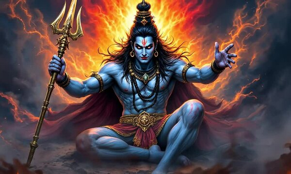 lord shiva evil hindu god hinduism mythology