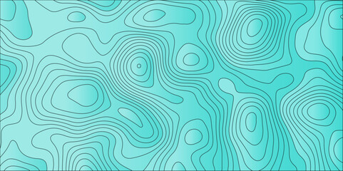 Abstract colorful contour wave lines topographic background, lines map seamless pattern, modern wallpaper texture and realistic design used for banner and posters, mountain relief geographic pattern.