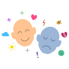 Positive and negative thinking