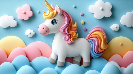 A unicorn emoji or sticker represents fantasy, fairytales, magic, and fun