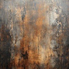 Weathered Metal Texture with Rust and Scratches