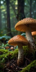 Fototapeta premium mushroom in the forest