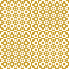 Gold and cream seamless pattern with squares