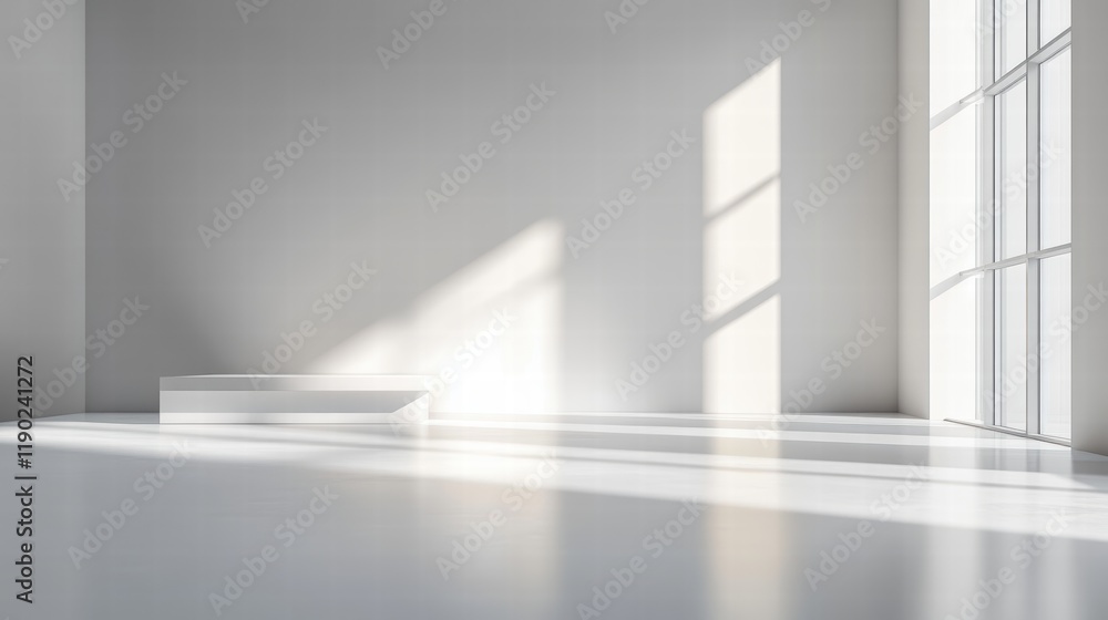 Aufkleber a clean white background with soft gradients and subtle hints of light gray