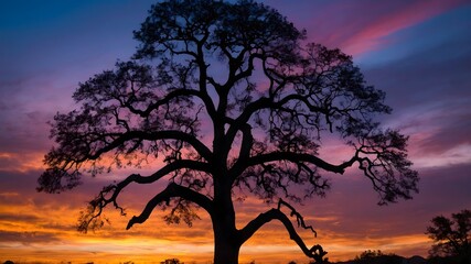 Sunset Serenity: Querulous California Framed by a Vibrant Twilight