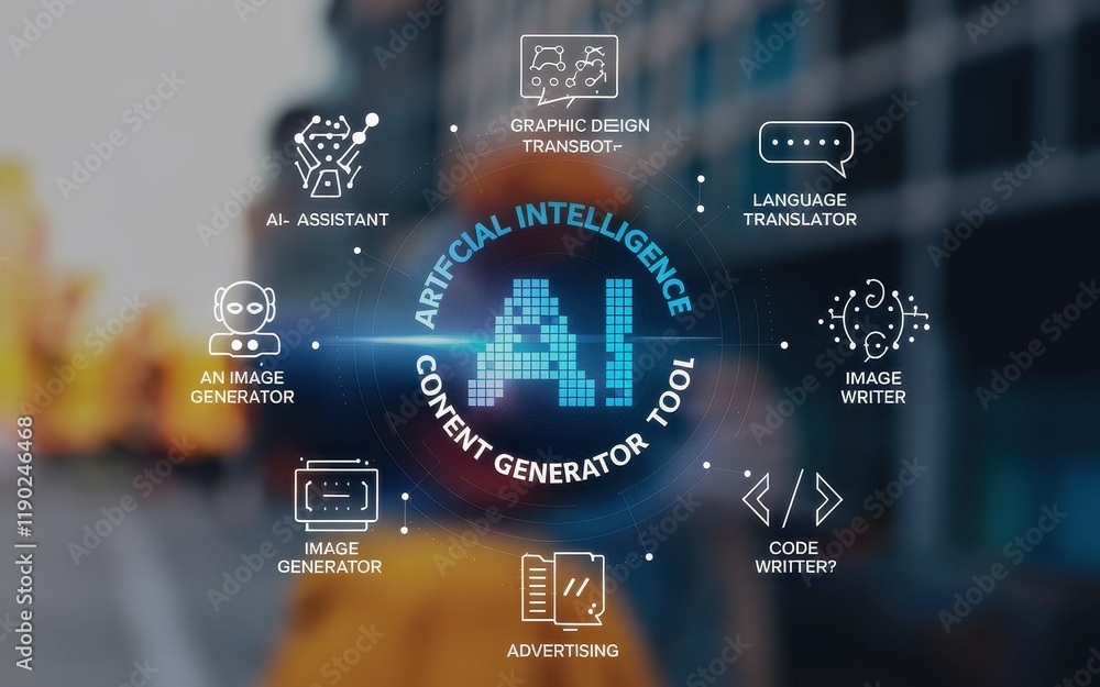 Poster artificial intelligence content generator tool applications