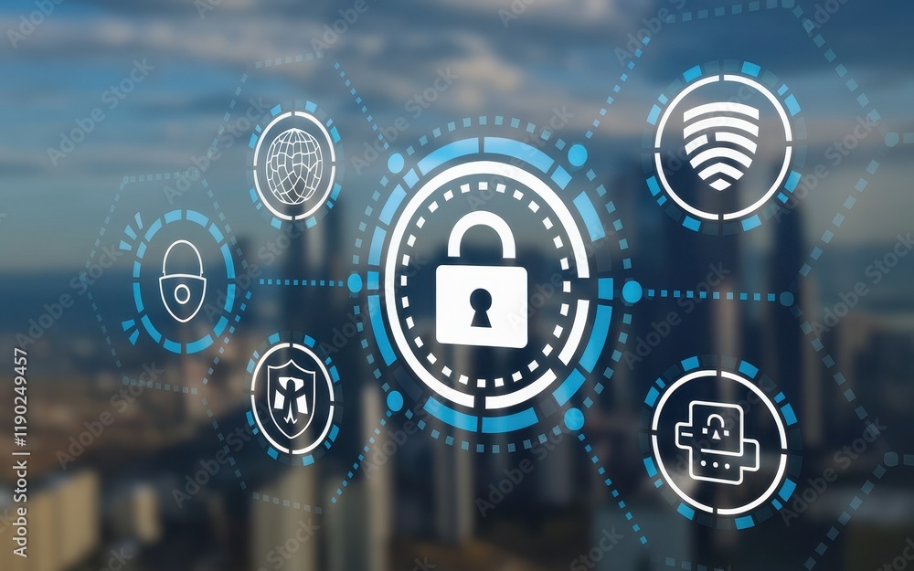 Poster global network security system data protection