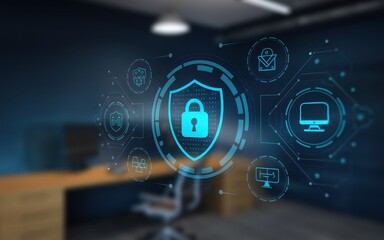 Digital Cybersecurity System Network Protection