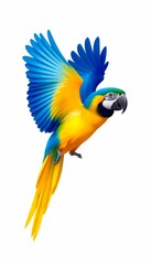 Obraz premium Flying Macaw Parrot 