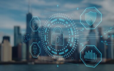 Cybersecurity Network System Digital Protection Safeguard