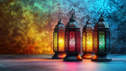 Intricate Moroccan Lanterns: A Colorful, Mystic Glow