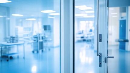 A Glimpse into Modern Healthcare: Sterile Hospital Interior