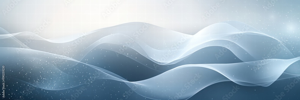 Poster a modern transparent background with soft overlapping layers of circles and curved lines, airy feel