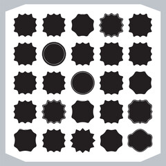 Exclusive Sale Bubble Coupons and Ribbon Banner Icons Collection