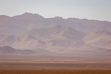 Moroccan mountainous and desert landscape