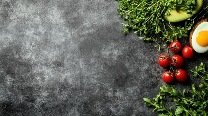 Healthy Avocado Toast Platter Kitchen Table Food Photography Rustic Environment Top View Wellness Concept