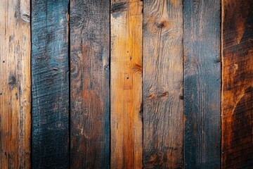 Obraz premium A reclaimed wood surface with rough edges and a warm, earthy tone