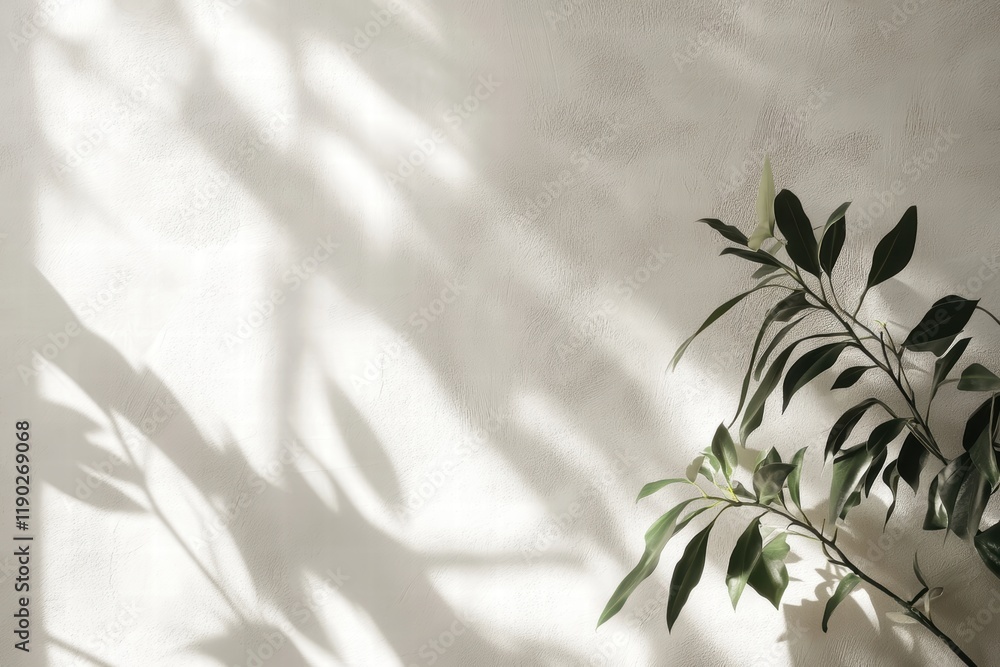 Poster a simple light gray background with soft, even lighting and a calming effect
