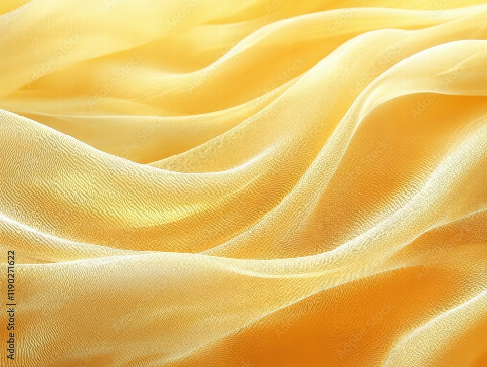 Aufkleber a soft yellow gradient with a smooth flow of light and airy textures