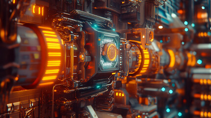 An intelligent AI system automating the optimization of production schedules.