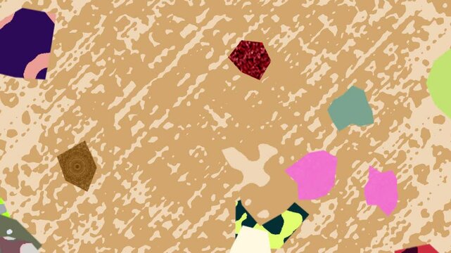 An abstract boho grunge motion graphic background design.