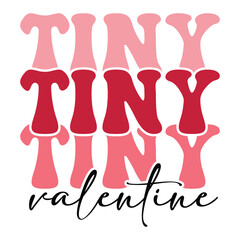 Tiny valentine Retro SVG Art & Illustration