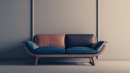 modern living room with sofa