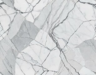 Fototapeta premium Elegant Grey and White Marble Texture: Seamless Pattern for Luxury Design Projects