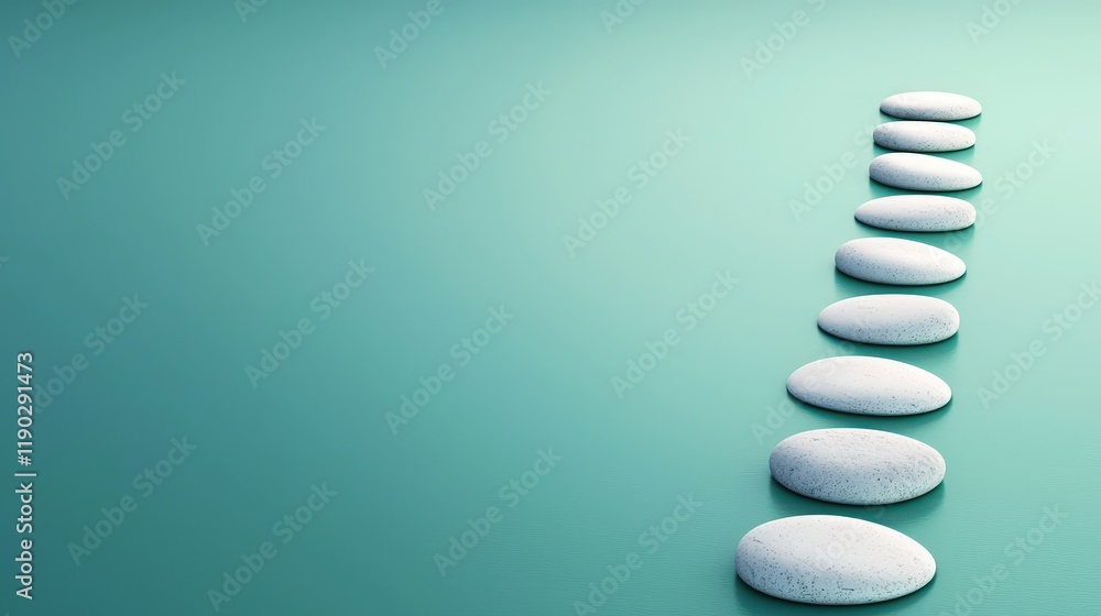 Poster a symbolic path with equal milestones representing shared opportunities.