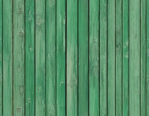 Obraz premium Rustic Weathered Green Wood Plank Texture: Seamless Vertical Pattern for Backgrounds and Design