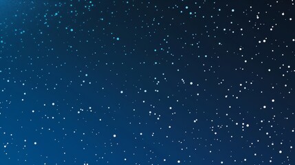 Fototapeta premium Starry Night Sky with Twinkling Stars and Dark Blue Gradient Background