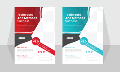 Creative Corporate & Business Flyer Brochure Template Design, abstract business flyer, vector template design. Brochure design, cover, annual report, poster, flyer