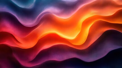 Obraz premium Abstract Colorful Waves: A Symphony of Hues