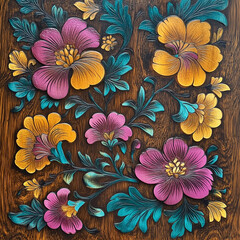 The texture of wood in various forms