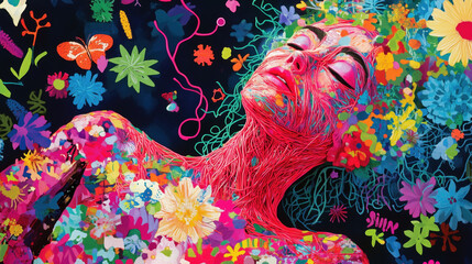 human body, anatomical, anatomy, colorful, vibrant, digital life, robot, robotic, machine, cyborg