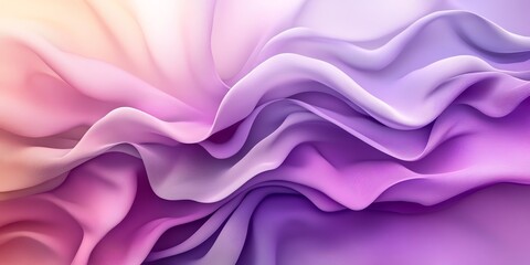 Obraz premium Serene Pastel Drapery: A Dreamy Abstract Wave of Color