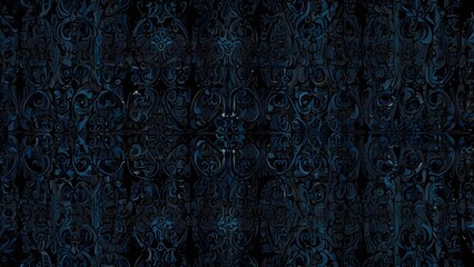 gothic blue seamless wallpaper Generative AI