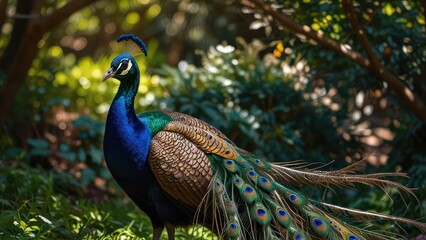 Obraz premium peacock in the park