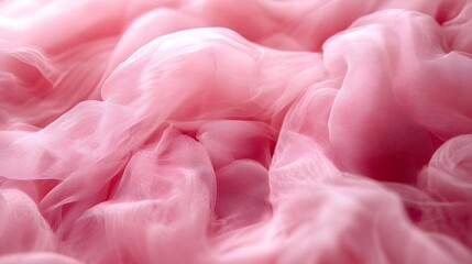 Fototapeta premium pink tulle fabric with layers and texture