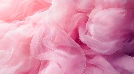 pink tulle fabric with layers and texture