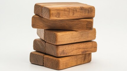 Business Growth Through Strategic Wood Block Stacking and Planning

