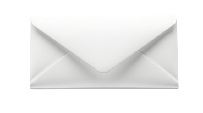 open envelope isolated on white