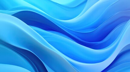 Obraz premium Blue Gradient Abstract with Soft Lighting and Bokeh Accents. abstract background texture