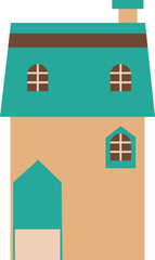 Cute Building Illustration