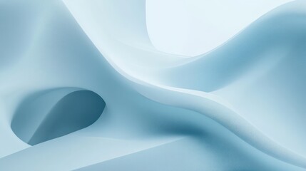 Fototapeta premium Light Blue Soft Gradient Background with Smooth Transitions. Abstract Art background