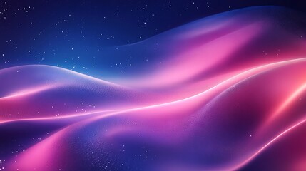 Obraz premium Abstract Pink Purple Waves Cosmic Background