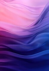 Obraz premium Smooth gradient of dark blue, purple, and pink silk satin, creating an elegant and soft fabric flow, ideal for a luxurious, abstract background for any design project.